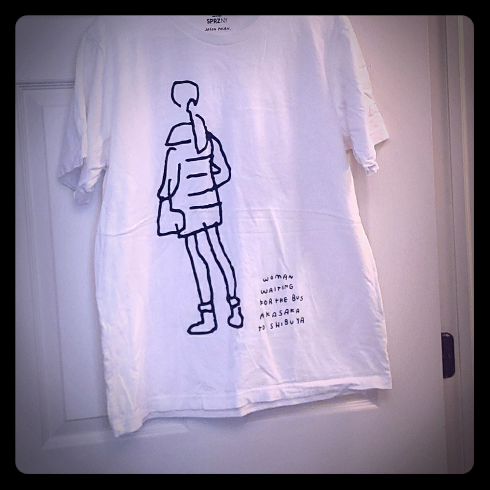 Uniqlo SprzNY Jason Polan Shibuya Girl shirt